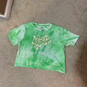 Green Tie-Dye Shirt